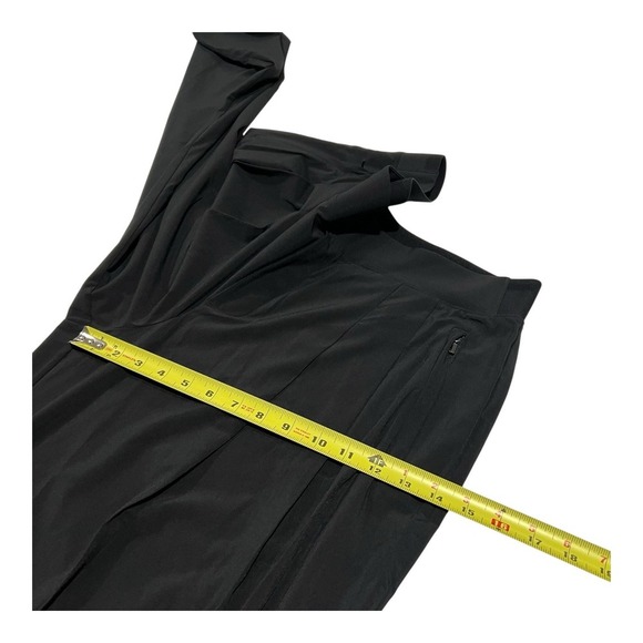 Athleta Pants Women's 16 Brooklyn Heights High Rise Pleated Wide Leg Pant Black - Picture 7 of 14